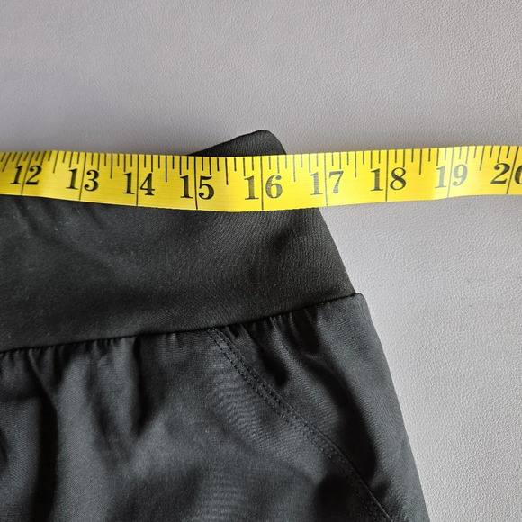 JoyLab High Waisted Laser Cut Shorts Black Size XL Running Athletic Tennis‎ - Picture 7 of 9